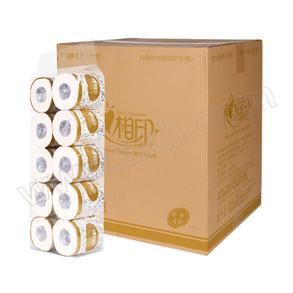 MIND ACT UPON MIND/心相印 商用卷筒纸 BT110(提) 三层 100×115mm 110g×10卷 1提