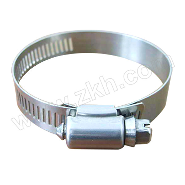 ZKH/震坤行 似JB/T8870 美式喉箍 不锈钢304 本色 带宽12mm 105~127mm 1包