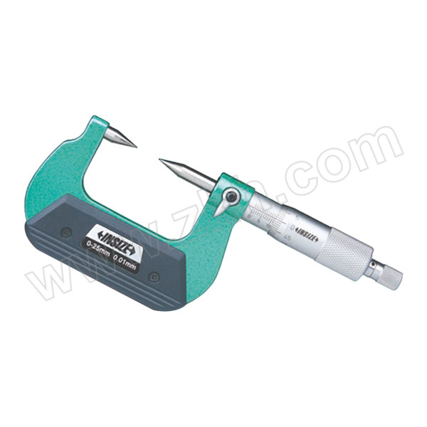 INSIZE/英示 尖头千分尺 3230-50AC 25~50mm 4μm 不代为第三方检测 1把