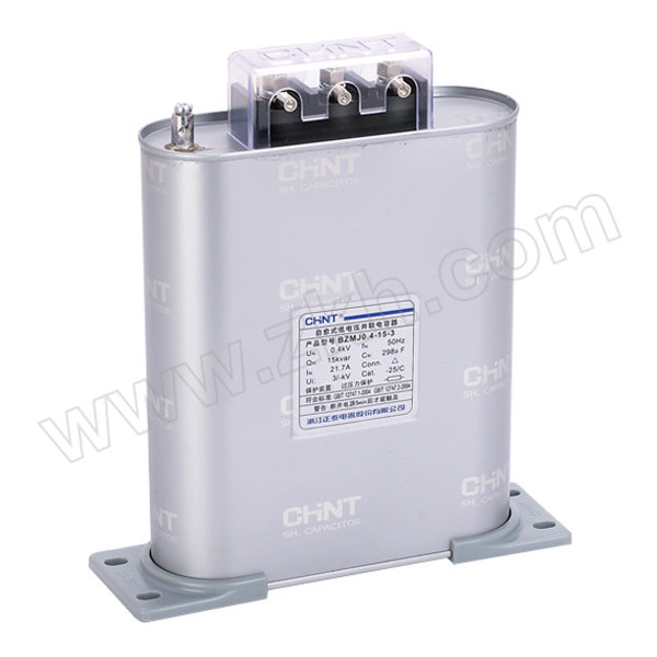 CHINT/正泰 BZMJ系列自愈式低电压并联电容器 BZMJ 0.415-18-3 三相 18kVar 1个