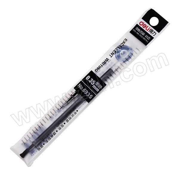 DELI/得力 针管中性笔芯 6935 0.35mm 黑色 1支