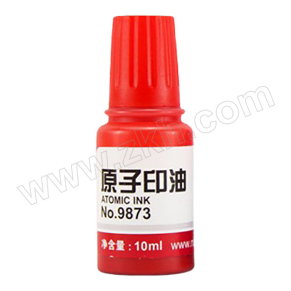 DELI/得力 原子印油 9873 10ml 红色 1瓶