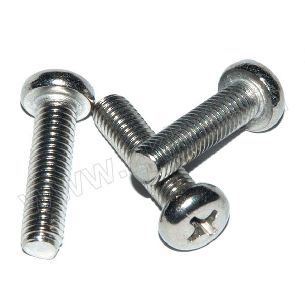 TONG/东明 GB823 十字槽小盘头螺钉 不锈钢304 A2-70 本色 M6×16 1盒