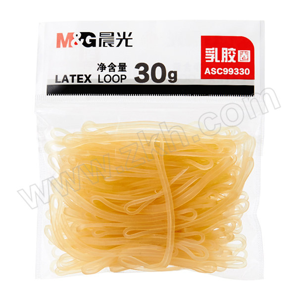 M&G/晨光 乳胶圈 ASC99330 30g 黄色 1包