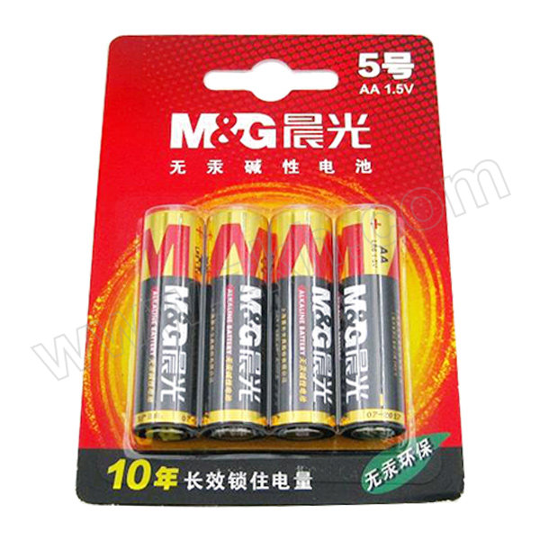 M&G/晨光 5号碱性电池 ARC92556 4粒装 1包