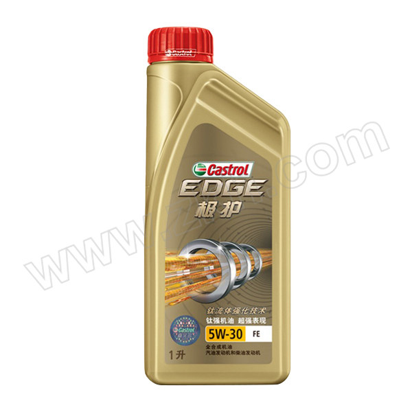 CASTROL/嘉实多 全合成汽油发动机油 EDGE 极护 SN 5W-30 钛流体强化全合成机油 1L 1瓶