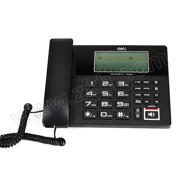 DELI/得力 电话机 799 黑色 1台