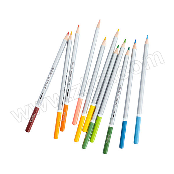DELI/得力 36色水溶性彩色铅笔(纸盒) 6519 36支 1盒
