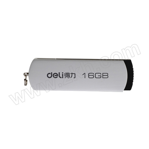 DELI/得力 U盘 3721 16G USB2.0 银色 1只