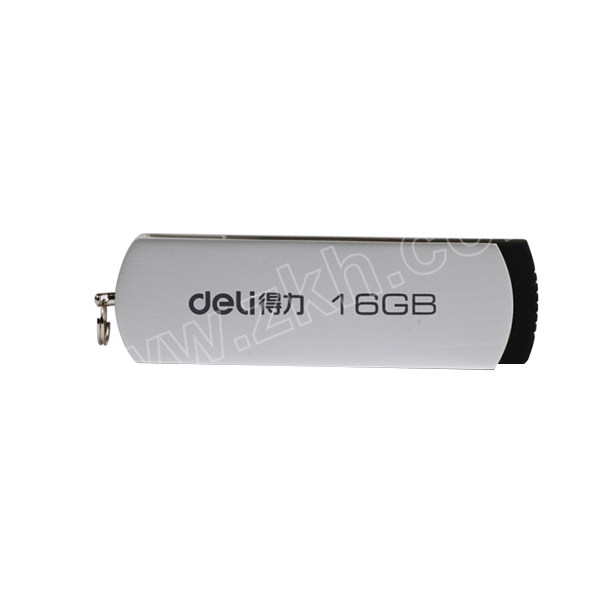DELI/得力 U盘 3721 16G USB2.0 灰色 1只
