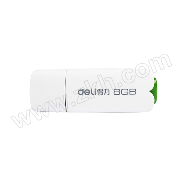 DELI/得力 高速U盘 3722 8G USB2.0 白色 1只
