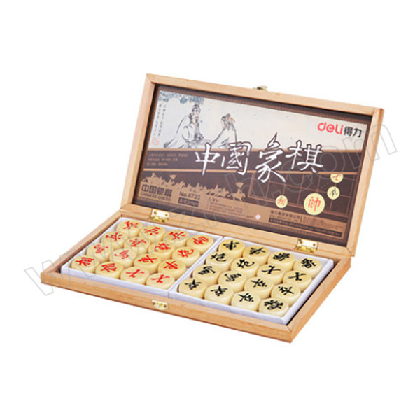 DELI/得力 中国象棋(原木色) 6732 1盒