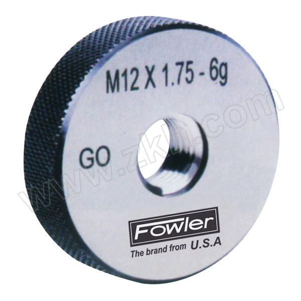 FOWLER 公制螺纹环规(通规) 53423363 M6×1 通 不代为第三方检测 1件