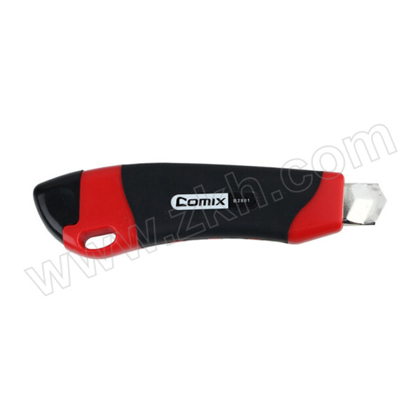 COMIX/齐心 舒适防滑美工刀 B2801 18mm 颜色随机 1个