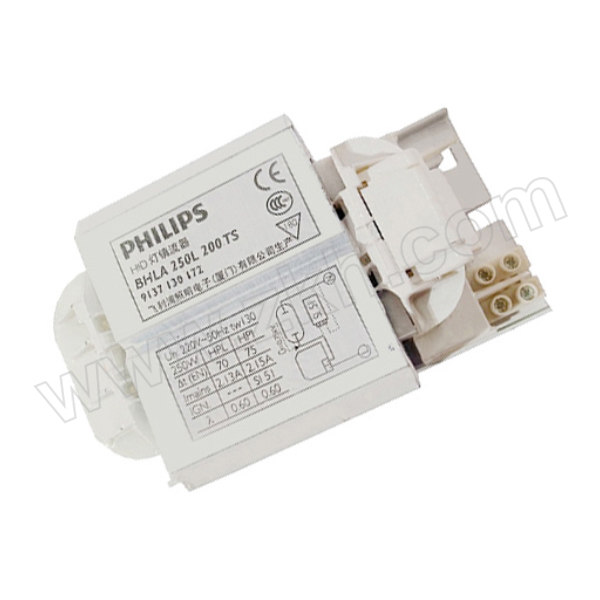 PHILIPS/飞利浦 汞灯和欧标金卤灯镇流器 BHLE250L200 250W 1个