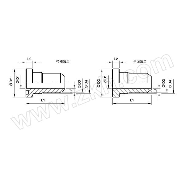 PARKER/派克 AS SAE-3000PSI系列法兰直接头 AS314/102X7S 1个