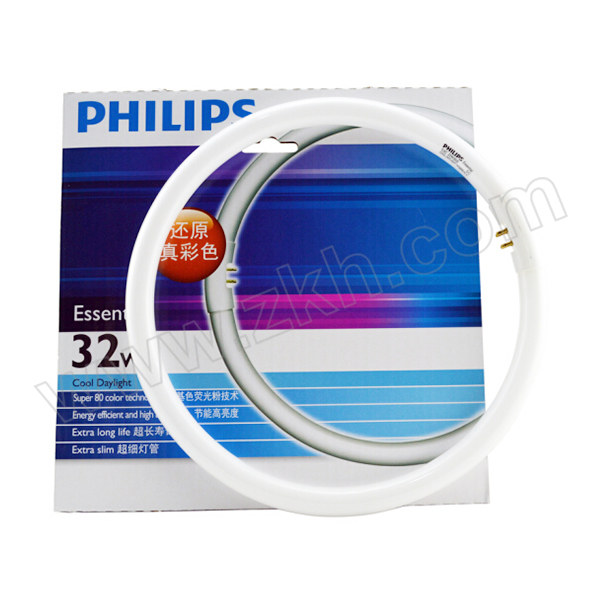 PHILIPS/飞利浦 T5环形灯管 T5 32W 4000K Φ:245mm 暖白 1箱