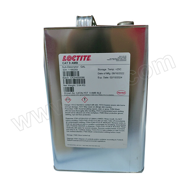 LOCTITE/乐泰 汉高环氧固化剂catalyst 9 大包 catalyst 9 3640g 8磅 3640g 1桶