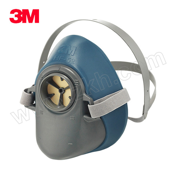 3M 硅胶呼吸防护半面具 HF-52 中/大号 1个