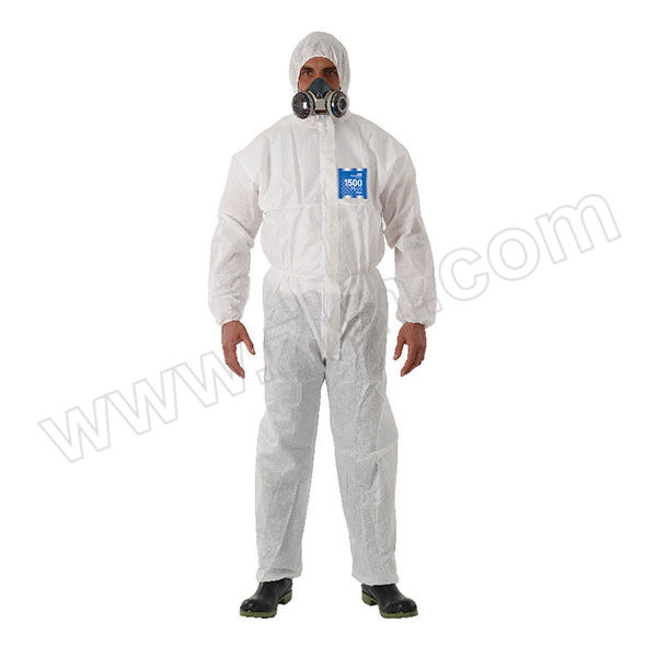 MICROGARD/微护佳 1500白色增强型防护服 MG1500白色增强 -L WH15-B-99-157-04,白色，L 1件