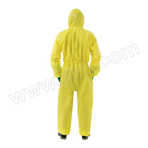 ANSELL/安思尔 3000系列双袖连体化学防化服 YE30-W-99-111-06 2XL 黄色 1件