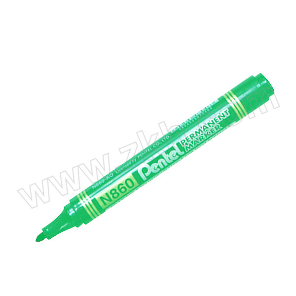 PENTEL/派通 圆头记号笔 N850-D 绿色 4.2mm 12支 1盒