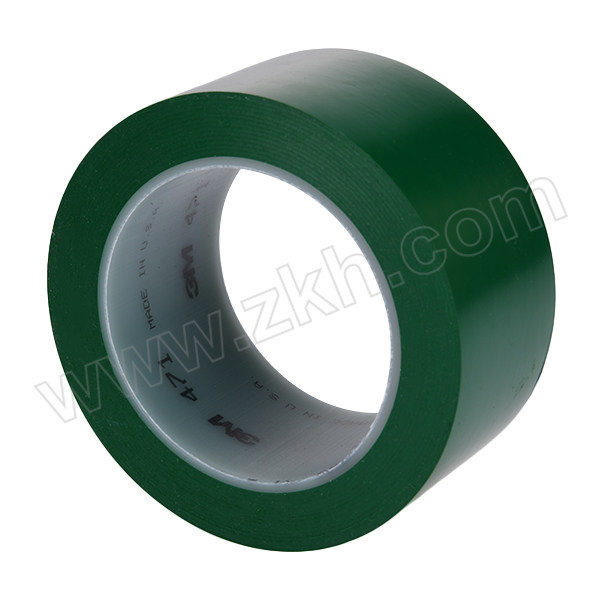 3M PVC标识警示胶带 471 绿色 60mm×33m 1卷