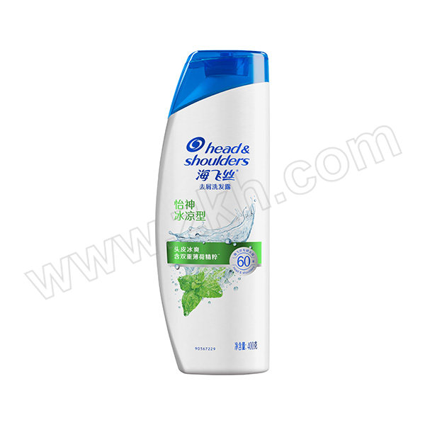HEAD&SHOULDERS/海飞丝 去屑洗发露怡神冰凉型 6903148045008 400mL 1瓶