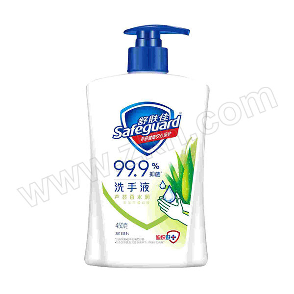 SAFEGUARD/舒肤佳 芦荟柔肤呵护型健康抑菌洗手液 6903148122198 450ml 1件