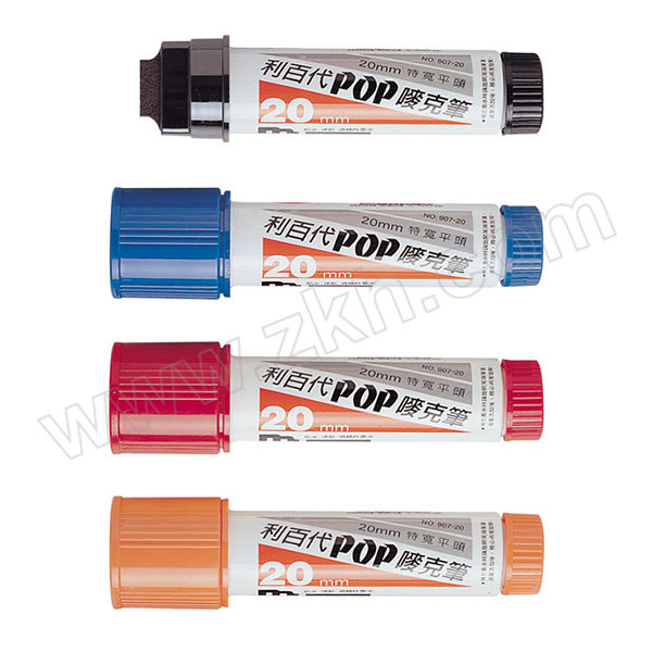 LIBERTY/利百代 酒精性POP唛克笔 907-20-O 橙色 20mm 平方尖 1支