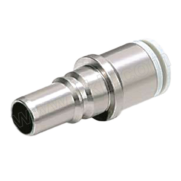 SMC KK系列快换接头直通型连接器插头 KK2P-06H 快插接头6mm  黄铜镀镍 1个