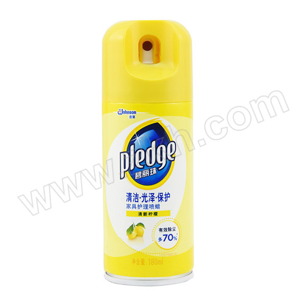 PLEDGE/碧丽珠 家具护理喷蜡 6901586109139 柠檬180ml 1瓶