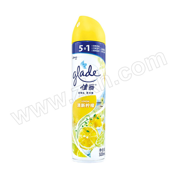 GLADE/佳丽 空气清新喷雾 6901586102253 清新柠檬320ml 1瓶