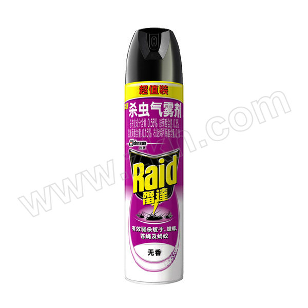 RAID/雷达 杀虫气雾剂超值装 6901586105414 600mL 无香型 1瓶