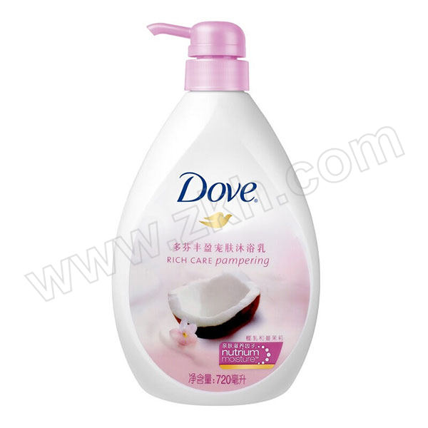 DOVE/多芬 丰盈宠肤沐浴乳(椰乳和蔓茉莉) 6902088312553 720g 1瓶