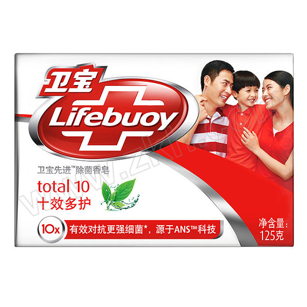 LIFEBUOY/卫宝 先进除菌香皂-十效多护 6902088313420 125g 1块