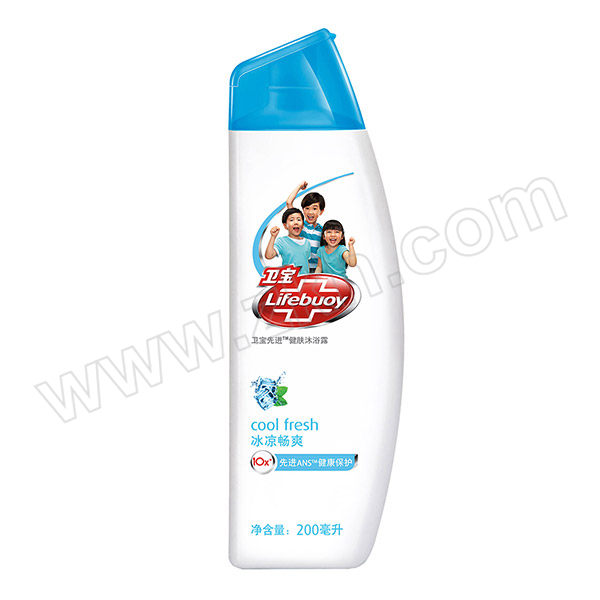 LIFEBUOY/卫宝 先进健肤沐浴露(冰凉畅爽) 6902088313666 200ml 1瓶