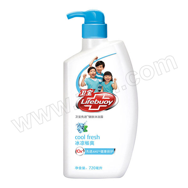 LIFEBUOY/卫宝 先进健肤沐浴露(冰凉畅爽) 6902088313680 720ml 1瓶