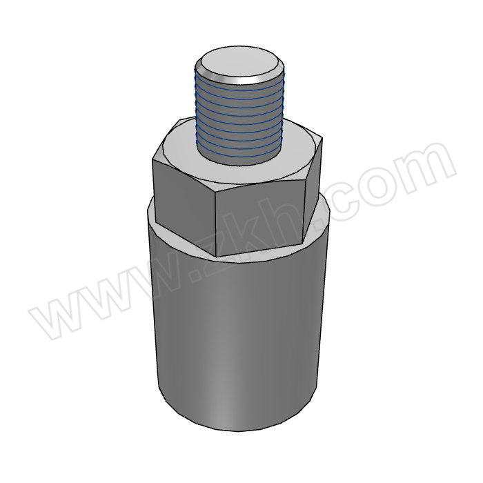 SMC 25系列金属外壳型消声器 2511-003 外螺纹Rc3/8 1个