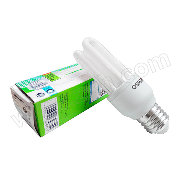 OSRAM/欧司朗 3U型节能灯 T3 230V 11W 827黄光 E27 Φ43*117mm 1个