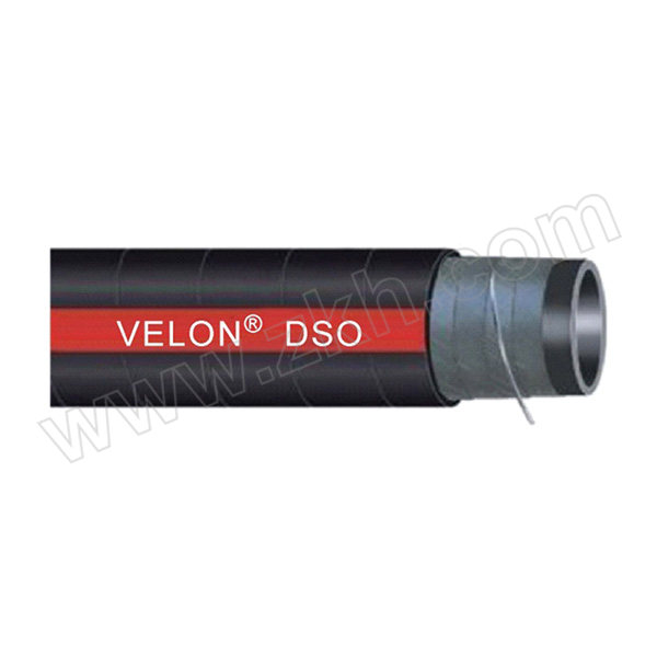 VELON DSO排吸油管 A0-012-2000-61M-BLK 2"×61m 壁厚6.5mm 黑色 合成橡胶+钢丝 20.7bar 1卷