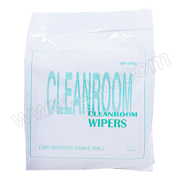 CLEANROOM/净雅 千级聚脂纤维无尘布 WIP-1009DLE(1009LE共用包装) 9"*9" 125±3g 150张/包 1包