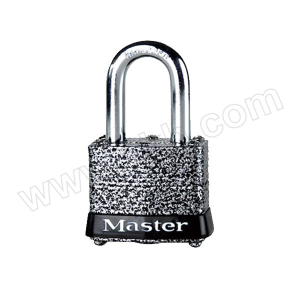 MASTERLOCK/玛斯特锁 防锈钢千层锁 380MCND 银黑色 锁钩净高29mm 1把