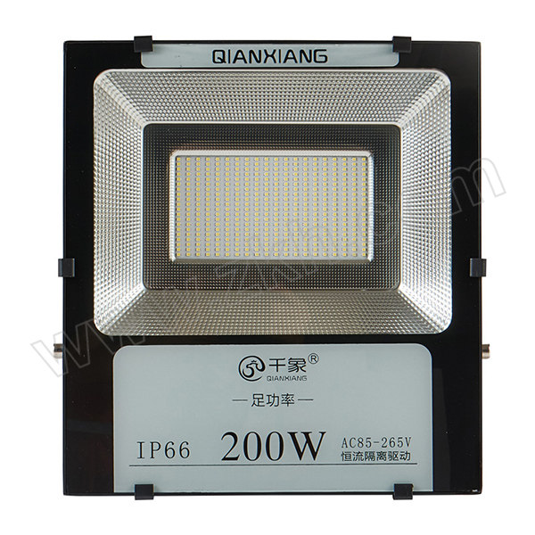 QIANXIANG/千象 LED投光灯 TG-CPS-200 200W 3200K黄光 1个