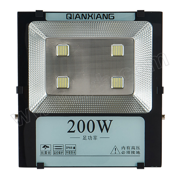 QIANXIANG/千象 LED投光灯 TG-CPS-200 200W 3200K黄光 1个