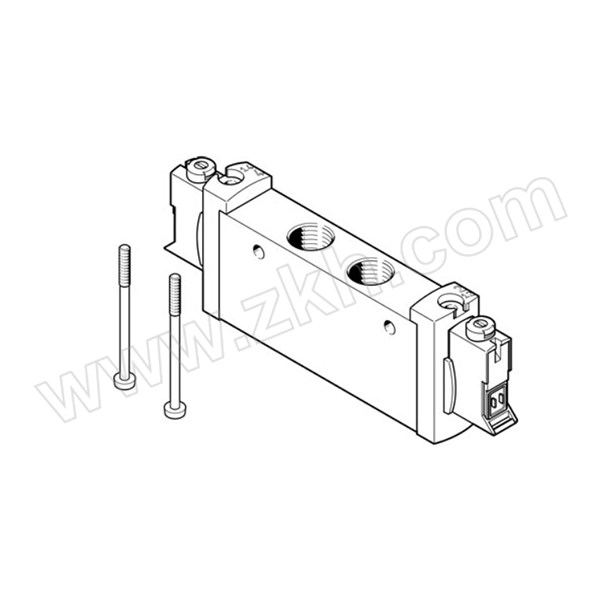FESTO/费斯托 VUVG系列电磁阀 VUVG-L14-M52-AT-G18-1P3 两位五通 不带电接口 接口G1/8 DC24V 566499 1个