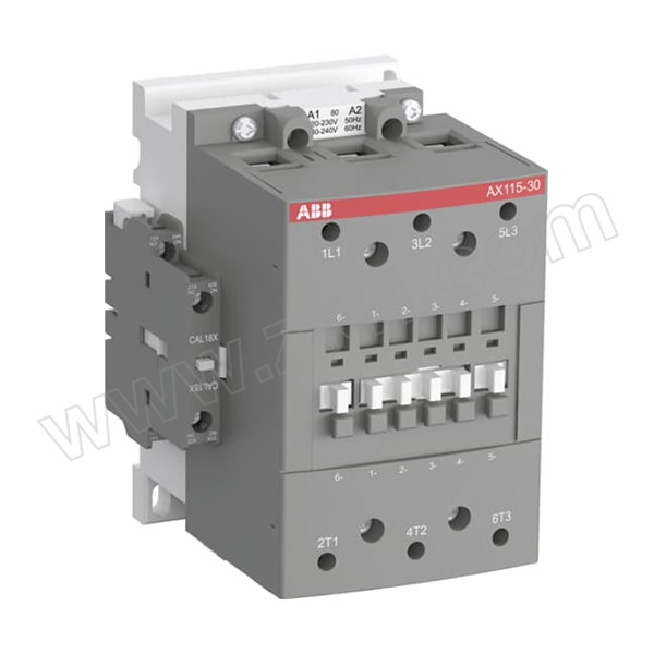 ABB AX三极交流线圈系列接触器 AX115-30-11-84*110V 50Hz/110-120V 60Hz 3P 额定工作电流115A 1台