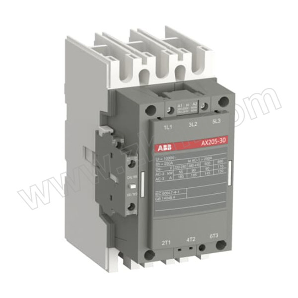 ABB AX三极交流线圈系列接触器 AX205-30-11-80*220-230V50Hz/230-240V60Hz 3P 额定工作电流205A 1台