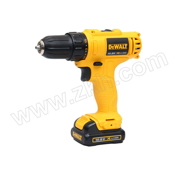 DEWALT/得伟 10.8V经济型锂电充电式电钻起子 DCD700DK2 2x2.0Ah电池套装 1台