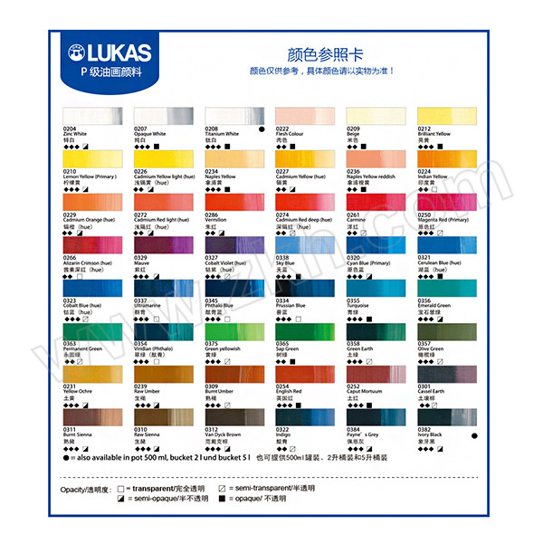 LUKAS/卢卡斯 P级(专业级)油画颜料 03560009 STUDIO-宝石翠绿 37ML 1支